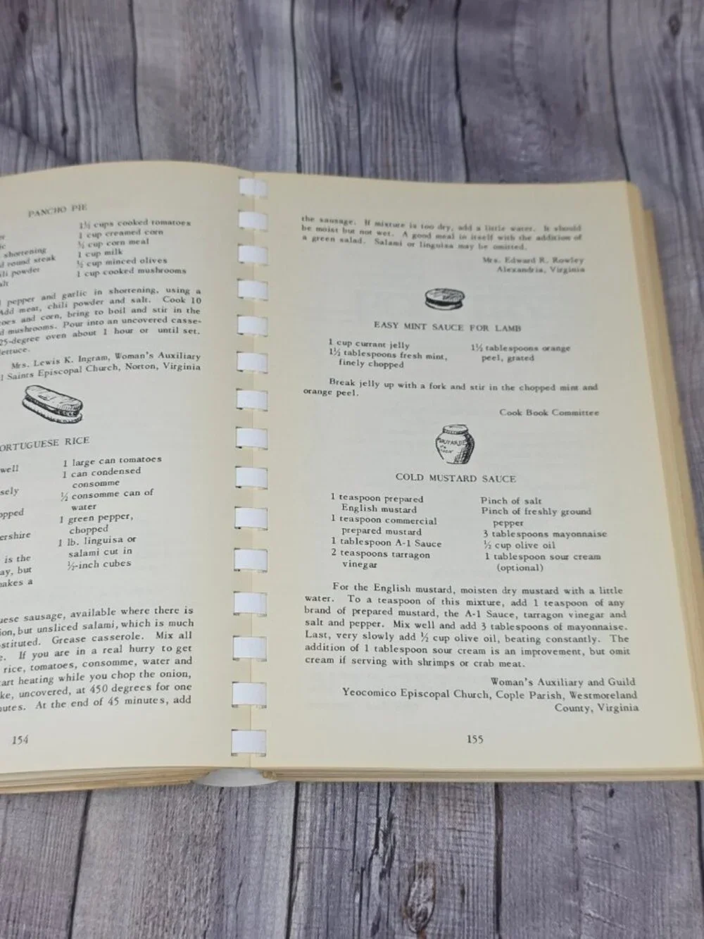 Virginia Cookery Past And Present Women’s Auxiliary Olivet Franconia 1957 1st Ed